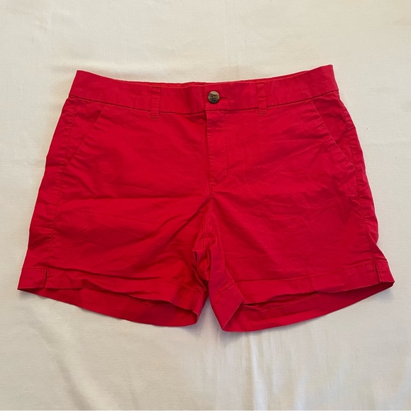 Old Navy Pants - Old Navy Mid-Rise Everyday Short Bright Red Shorts Women's 12